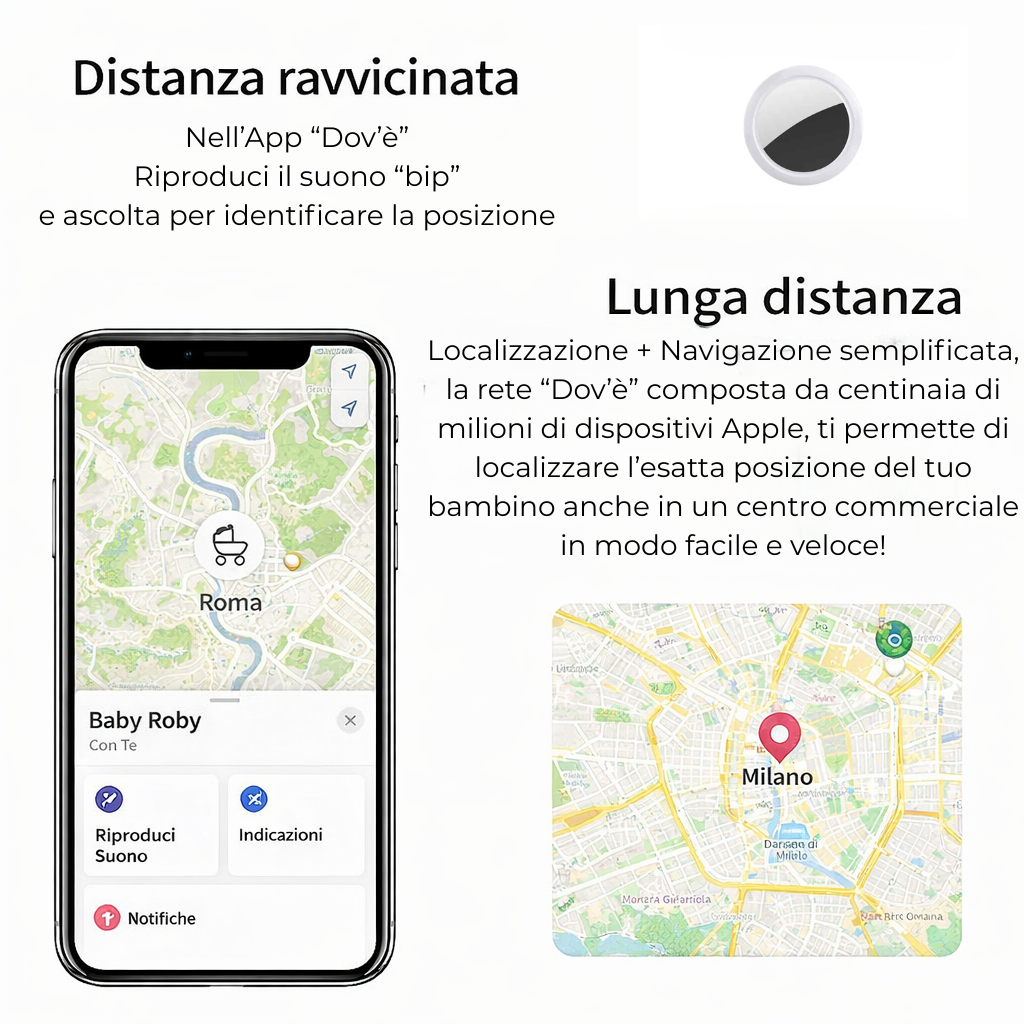 KidSafe - Localizzatore Antismarrimento  (per sistema iOS)