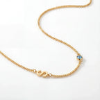 Collana Legami™ con Iniziale e Pietra di Nascita